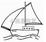如何教宝宝画不同形状的船？