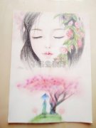 笔下生花 唯美彩铅手绘